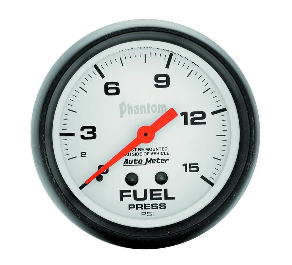 Suncoast Marine and Auto offers 2-5/8in Phantom Fuel Press. Gauge 0-15psi (5810)