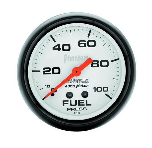 Suncoast Marine and Auto offers 2-5/8in Phantom Fuel Press. Gauge 0-100psi (5812)