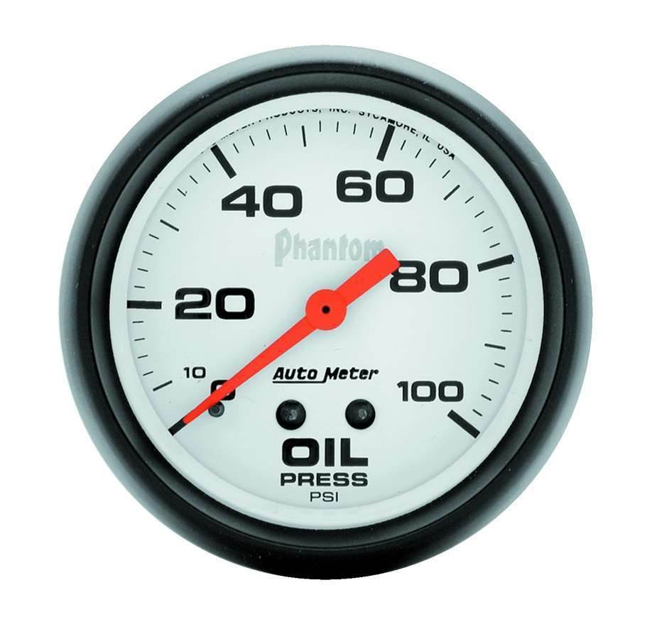 Suncoast Marine and Auto offers 2-5/8in Phantom Oil Pressure Gauge 0-100psi (5821)