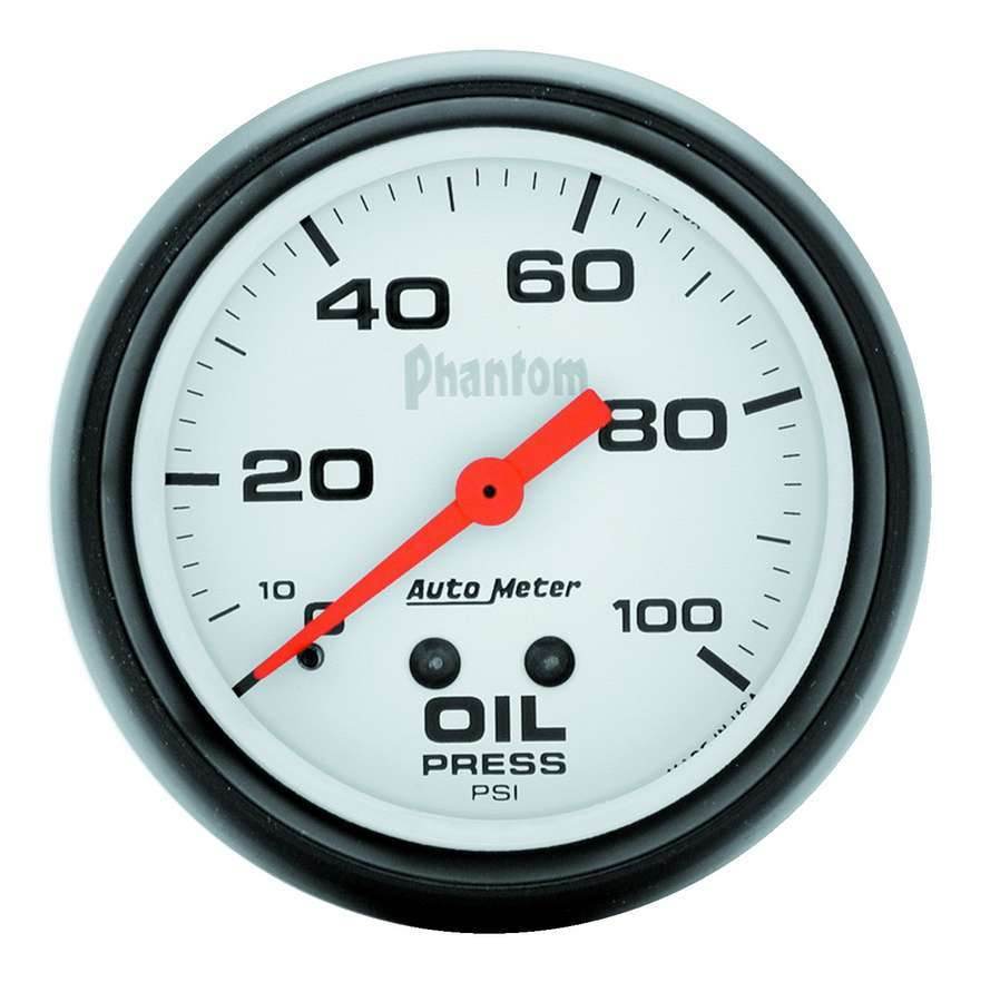 Suncoast Marine and Auto offers 2-5/8in Phantom Oil Pressure Gauge 0-100psi (5827)