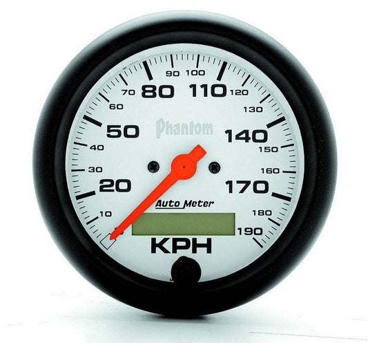 Suncoast Marine and Auto offers 3-3/8 Phantom Speedo - Metric 190KPH (5887-M)