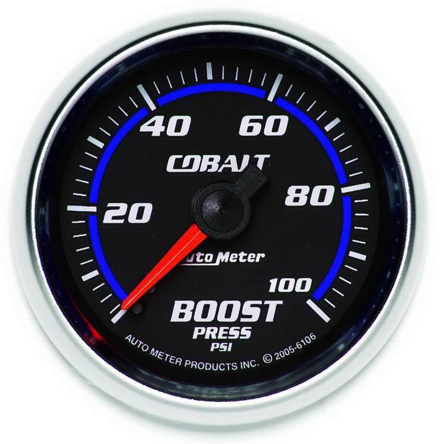 Suncoast Marine and Auto offers 2-1/16in C/S Boost Gauge 0-100psi (6106)