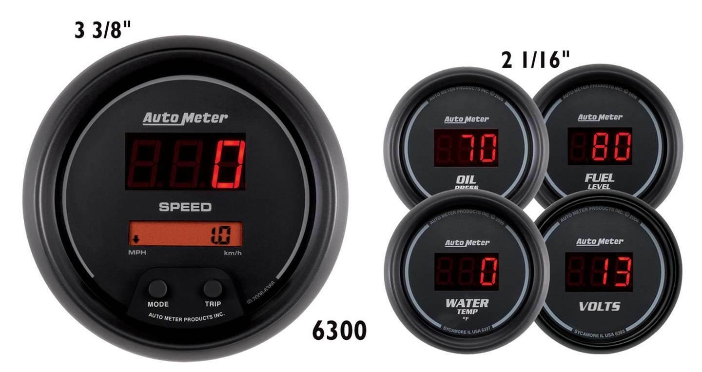 Suncoast Marine and Auto offers Digital 5-Gauge Kit - Sport Comp (6300)