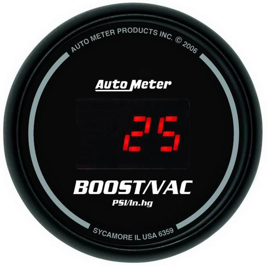 Suncoast Marine and Auto offers 2-1/16in DG/B Vacuum/ Boost Gauge (6359)