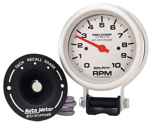 Suncoast Marine and Auto offers Ultra Lite 3 3/4in Silver Tach 10000 RPM (6604)