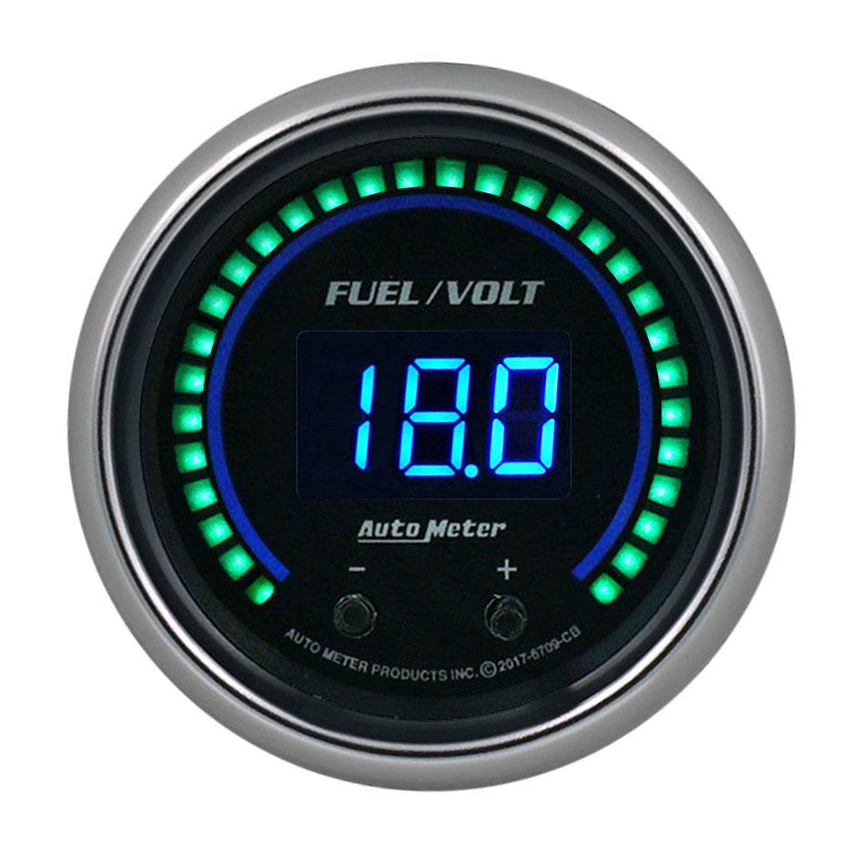 Suncoast Marine and Auto offers 2-1/16 Fuel/Volt Gauge Elite Digital CB Series (6709-CB)