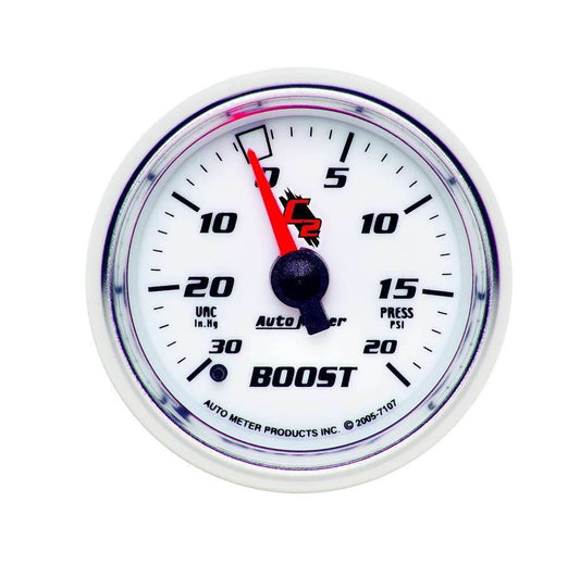 Suncoast Marine and Auto offers 2-1/16in C2/S Boost/Vac Gauge 30in Hg/20psi (7107)