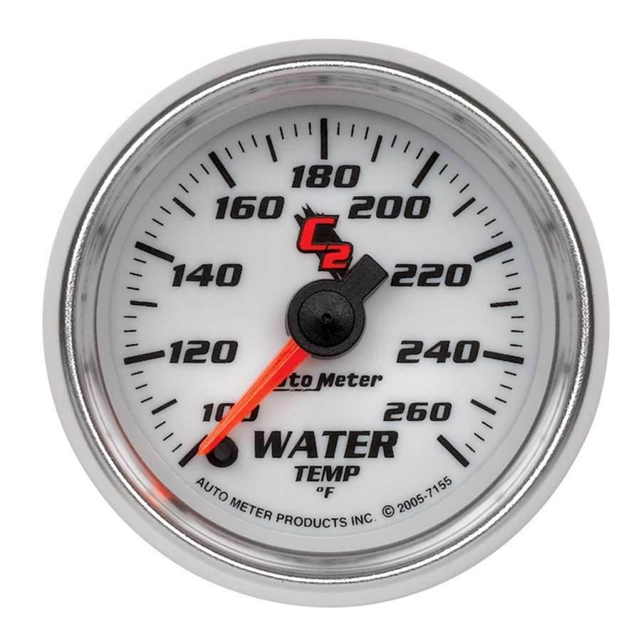 Suncoast Marine and Auto offers 2-1/16in C2/S Water Temp. Gauge 100-260 (7155)