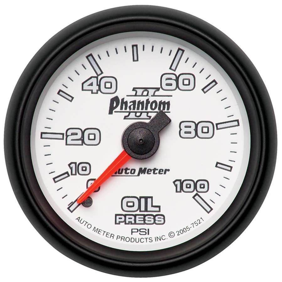 Suncoast Marine and Auto offers 2-1/16in P/S II Oil Pressure Gauge 0-100psi (7521)