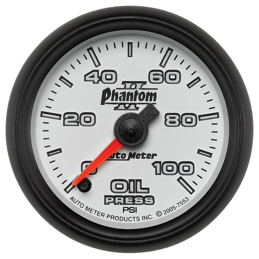 Suncoast Marine and Auto offers 2-1/16in P/S II Oil Pressure Gauge 0-100psi (7553)