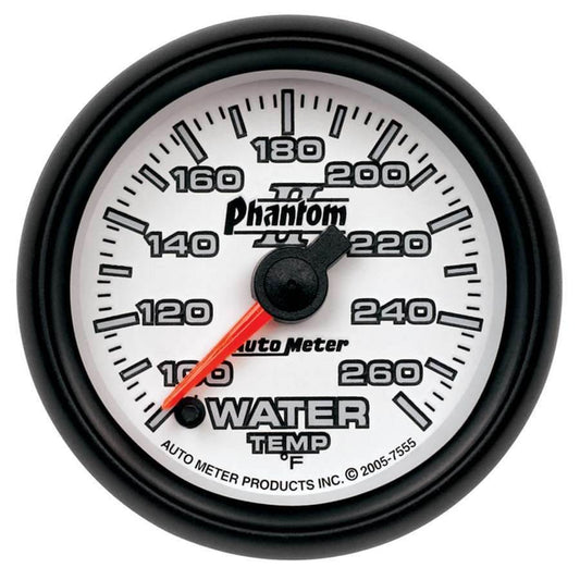 Suncoast Marine and Auto offers 2-1/16in P/S II Water Temp. Gauge 100-260 (7555)