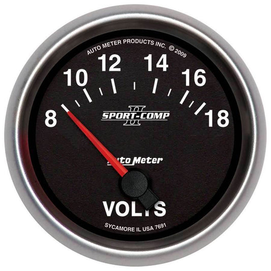 Suncoast Marine and Auto offers 2-5/8 Gauge Voltmeter 18V Electric Sport-Comp (7691)