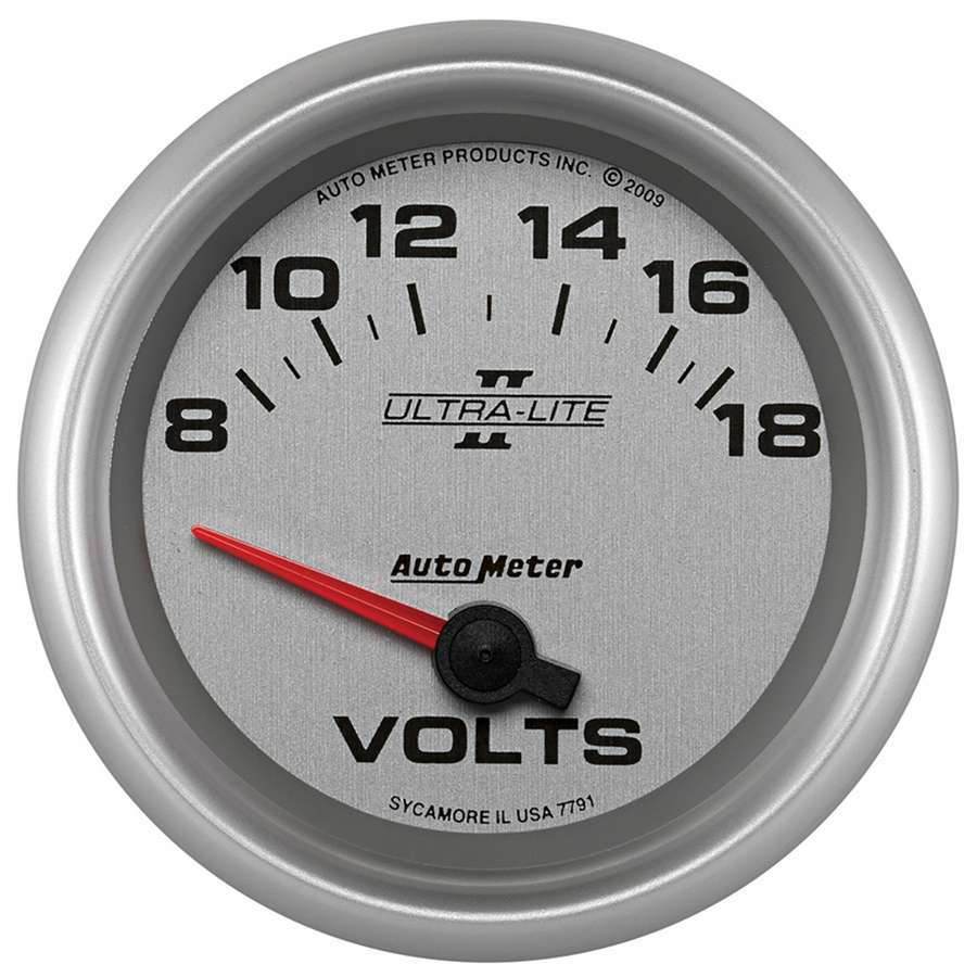 Suncoast Marine and Auto offers 2-5/8 U/L II Voltmeter Gauge 8-18volts (7791)