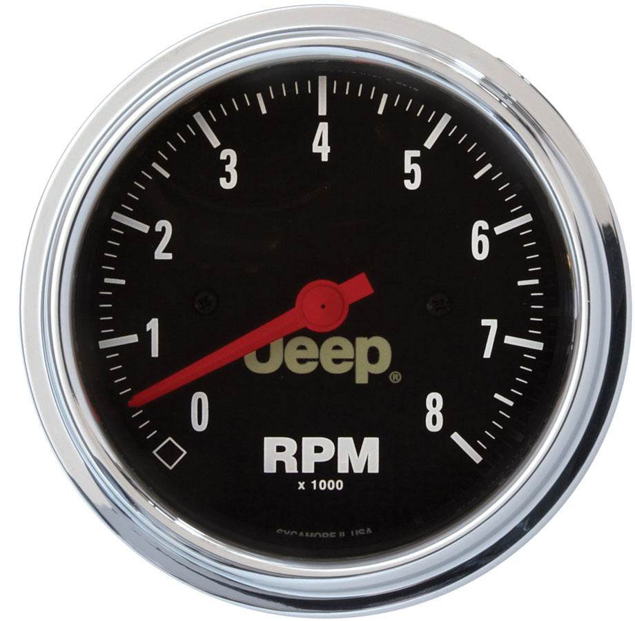 Suncoast Marine and Auto offers 3-3/8 8000 RPM Tach - Jeep Series (880246)