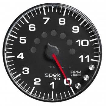 Suncoast Marine and Auto offers Spek-Pro 5in Tach w/ Shift Light & Peak Mem. (P239328)