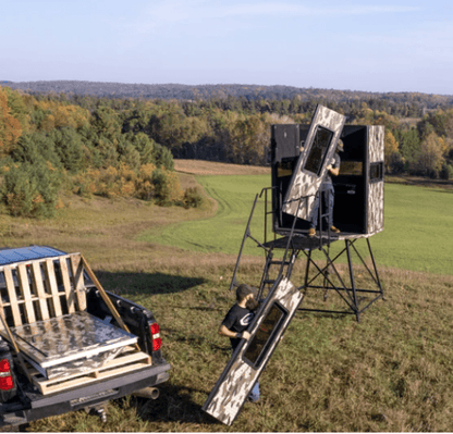 ORION HUNTING PRODUCTS 68T 6x6 Modular Deer Hunting Blind with Tinted Windows BLD1001615C