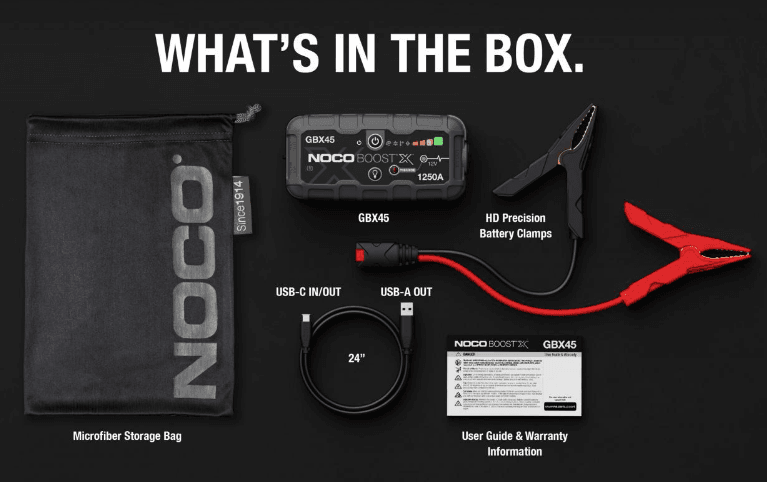 Suncoast Marine and Auto offers NOCO Boost X 1250A 12V UltraSafe Portable Lithium Jump Starter Kit GBX45