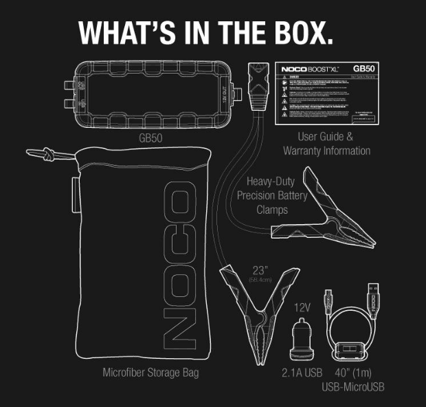 Suncoast Marine and Auto offers NOCO Boost XL 1500 Amp 12V UltraSafe Lithium Jump Starter Kit GB50