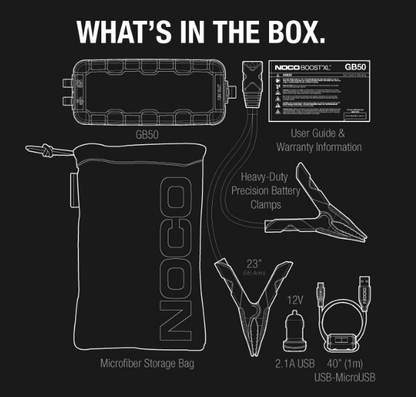 Suncoast Marine and Auto offers NOCO Boost XL 1500 Amp 12V UltraSafe Lithium Jump Starter Kit GB50