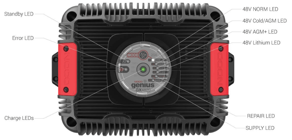 Suncoast Marine and Auto offers NOCO Genius 20A Onboard Battery Charger 48V GX4820