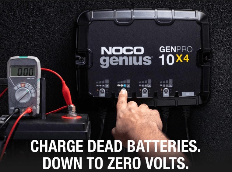 Suncoast Marine and Auto offers NOCO Genius Waterproof Marine Battery Charger GENPRO10X4