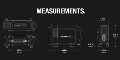 Suncoast Marine and Auto offers NOCO UltraFast 20A Tire Inflator 12V Portable Air Compressor Pump AIR20