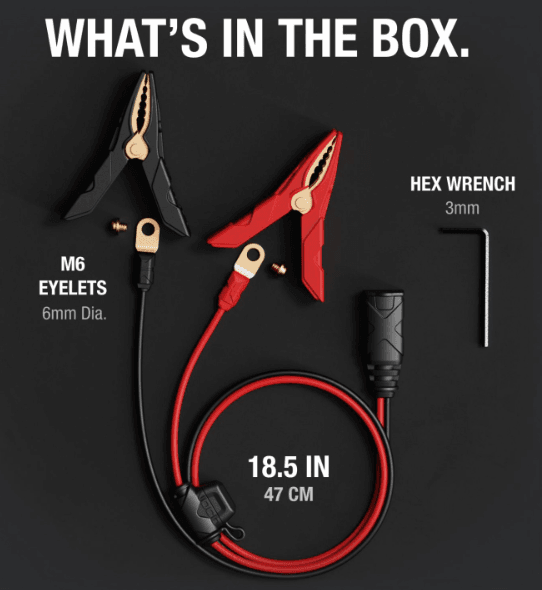 Suncoast Marine and Auto offers NOCO X-Connect Micro Battery Clamps w/ M6 Eyelets GC001