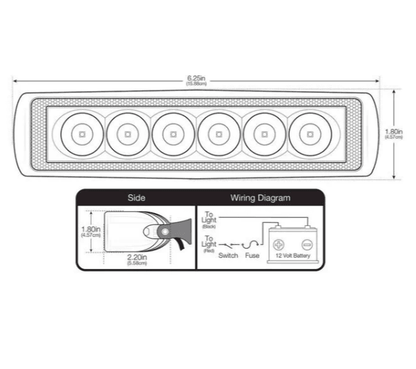 Suncoast Marine and Auto offers SEAVOLT LED Spreader Light, White/Blue (39897)