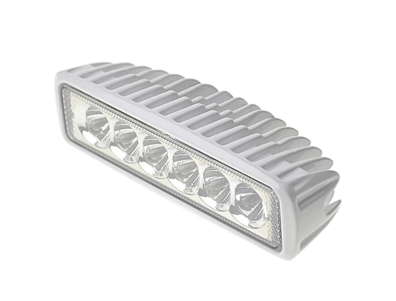 Suncoast Marine and Auto offers SEAVOLT 6 LED Aluminum Spreader/Docking Light w/ Stainless Steel Bracket White (39885)