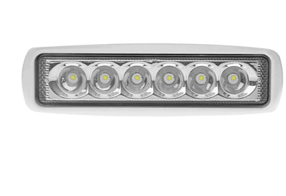 Suncoast Marine and Auto offers SEAVOLT 6 LED Aluminum Spreader/Docking Light w/ Stainless Steel Bracket White (39885)