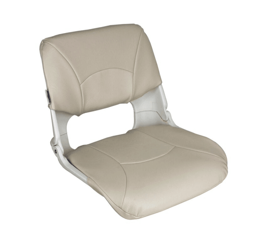 Suncoast Marine and Auto offers SPRINGFIELD Skipper Folding Seat, White Upholstery With White Shell (1061025)