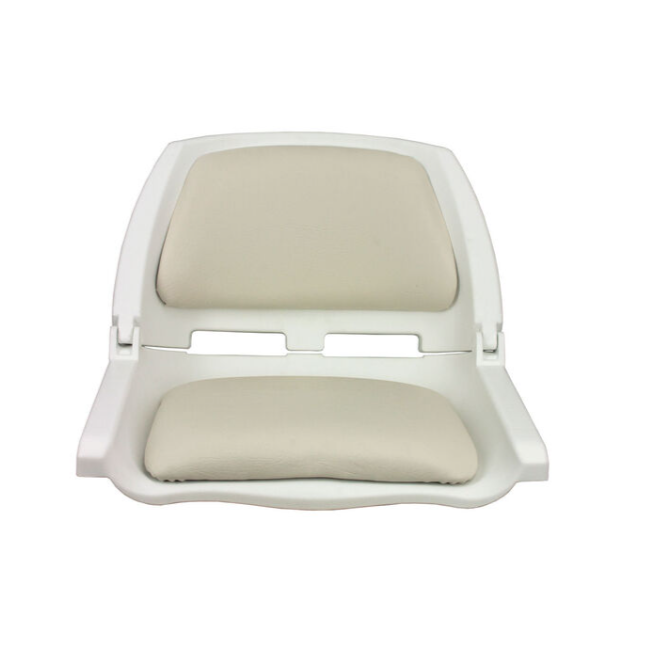 Suncoast Marine and Auto offers SPRINGFIELD Traveler Folding Seat, White Upholstery With White Shell (1061104-C)