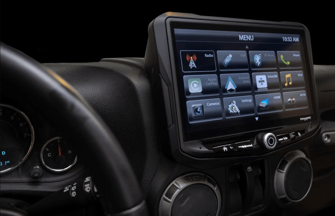 Suncoast Marine and Auto offers PAC Wrangler JK Installation Kit For Heigh10 Multimedia Head Unit SR-JK11H