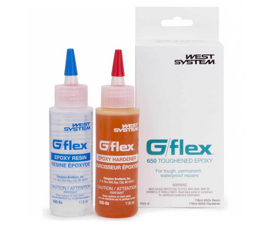 Suncoast Marine and Auto offers West System G/flex 650-8 Liquid Epoxy, Resin and Hardener