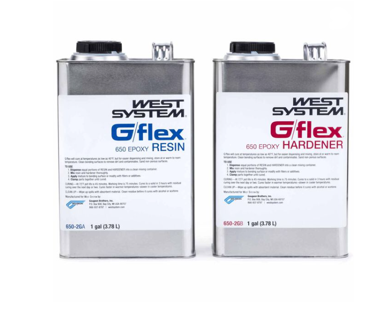 Suncoast Marine and Auto offers West System G/flex 650-2G Liquid Epoxy, Resin and Hardener