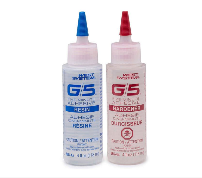 Suncoast Marine and Auto offers West System G/5 Five-Minute Epoxy Adhesive Kit, 8 fl oz.