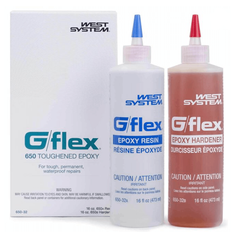 Suncoast Marine and Auto offers West System G/flex Liquid Epoxy, Resin and Hardener 650-32