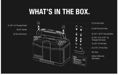 NOCO 12V 100Ah 12V Lithium-Ion LiFePO4 Dual-Purpose Battery NLX27 - Suncoast Marine & Auto Supply 