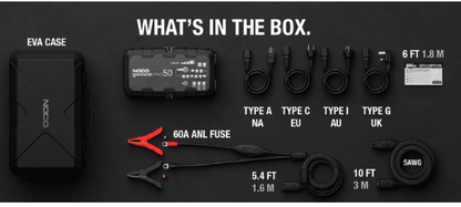 Suncoast Marine and Auto offers NOCO 50A Smart Car Battery Charger, 6V, 12V and 24V Portable Car Charger GENIUSPRO50