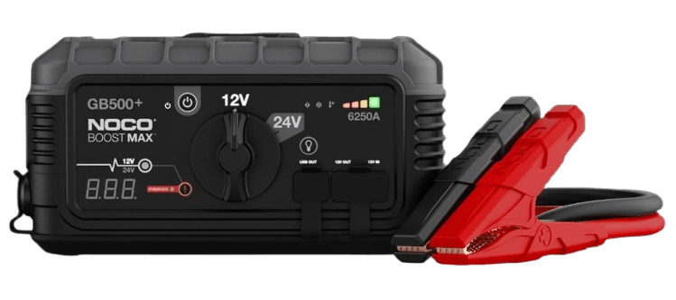 Suncoast Marine and Auto offers NOCO Boost Max 6250 Amp 12V and 24V UltraSafe Lithium Jump Starter for GB500+