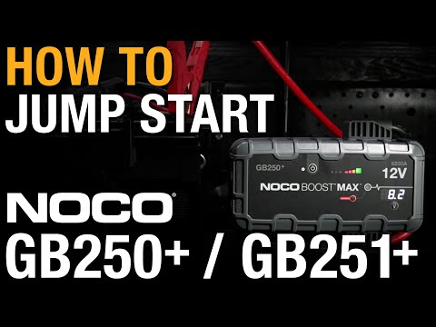 How to Jump Start with NOCO Boost Max 3000 GB251+ and GB250+