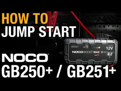 How to Jump Start with NOCO Boost Max 3000 GB251+ and GB250+