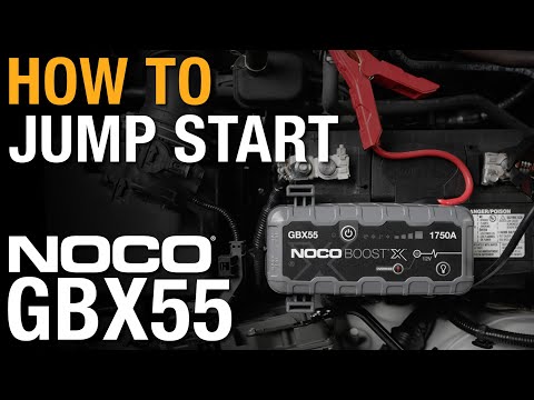 How to Jump Start with NOCO Boost X 1750A 12V UltraSafe Portable Lithium Jump Starter Kit for Gas and Diesel Engines GBX55