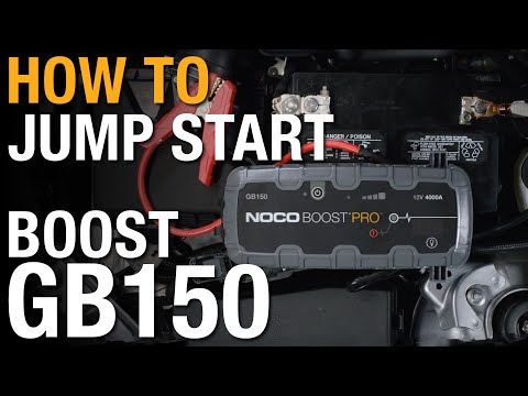 How to Jump Start with NOCO Boost 3000 Amp, 12V GB150